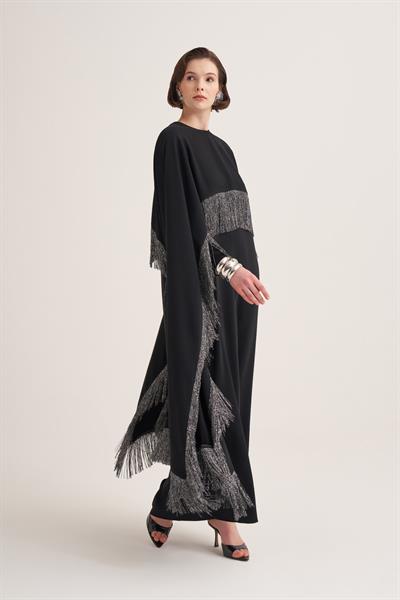 MILENA CAPE & DRESS - BLACK