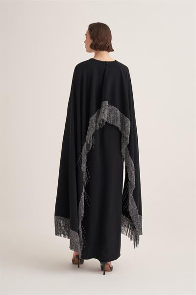 MILENA CAPE & DRESS - BLACK