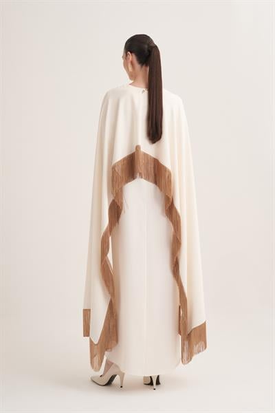 MILENA CAPE & DRESS - CREAM