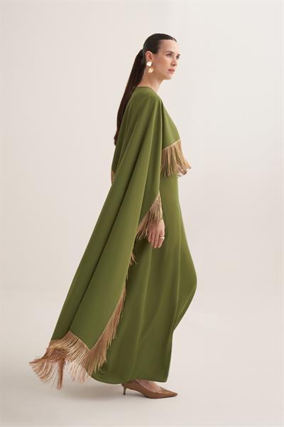 MILENA CAPE & DRESS - GREEN