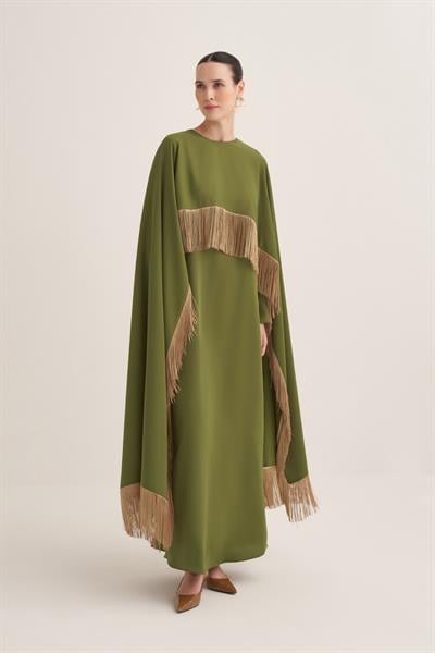 MILENA CAPE & DRESS - GREEN