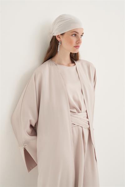 MIRA ABAYA SET BEIGE