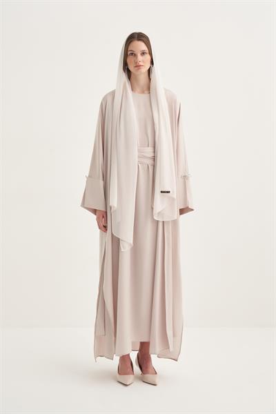 MIRA ABAYA SET BEIGE