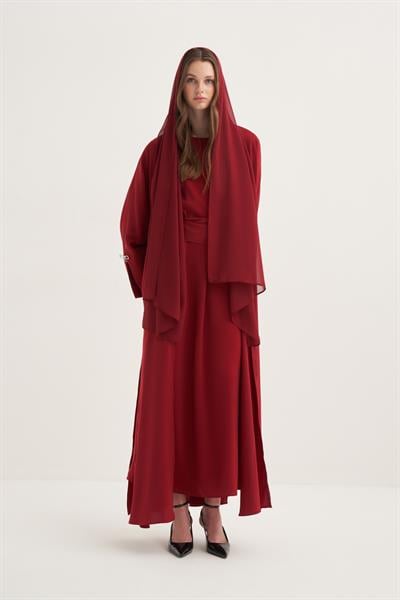 MIRA ABAYA SET CHERRY