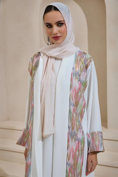 MİRA ABAYA SET CREAM