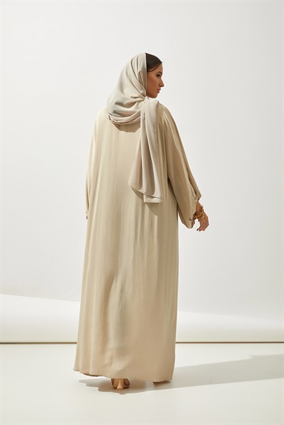 NATURAL ABAYA-BEIGE