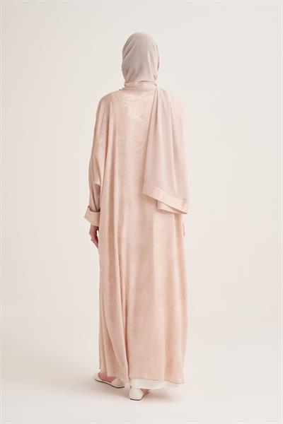 NESS ABAYA & SCARF-CREAM