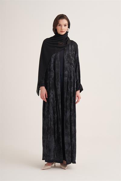 NESS ABAYA & SCARF-NAVY BLUE
