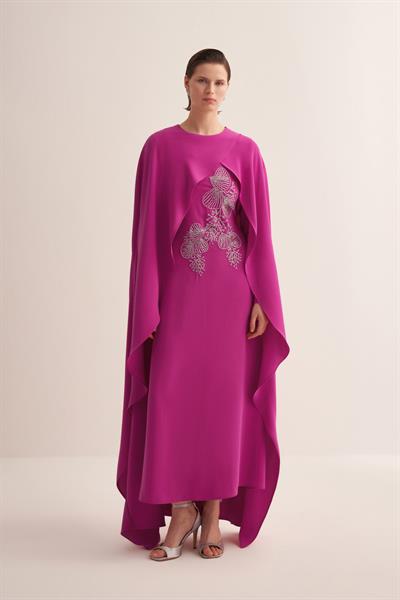 NOUR DRESS FUCHSIA