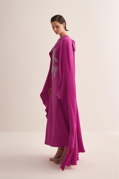 NOUR DRESS FUCHSIA