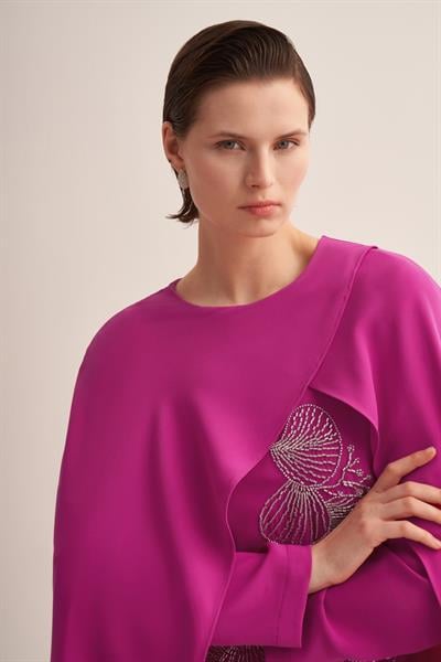 NOUR DRESS FUCHSIA