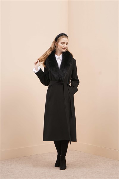 ORIGINAL COLLAR COAT - black