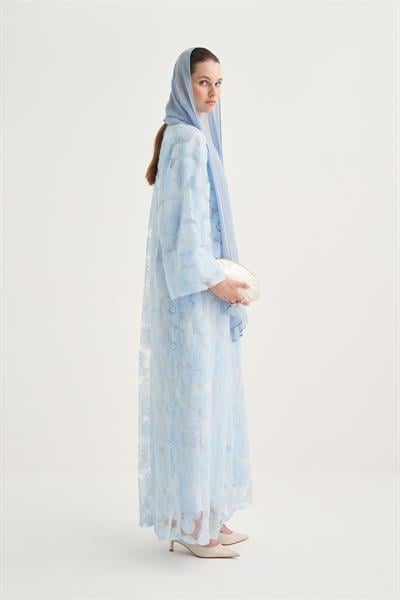 PEARL DREAM ABAYA & SCARF BLUE