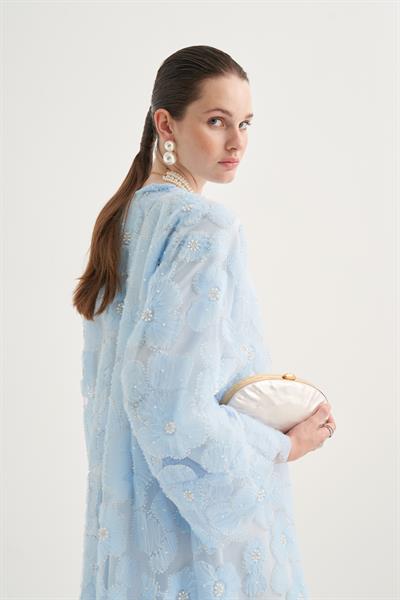 PEARL DREAM ABAYA & SCARF BLUE