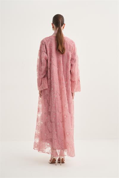 PEARL DREAM ABAYA & SCARF PINK