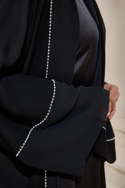 PEARL SAHRA ABAYA SET BLACK