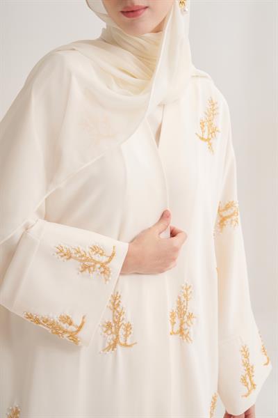 REEM ABAYA-CREAM