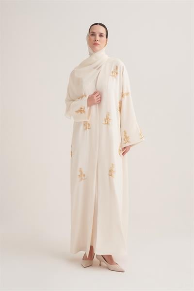 REEM ABAYA-CREAM