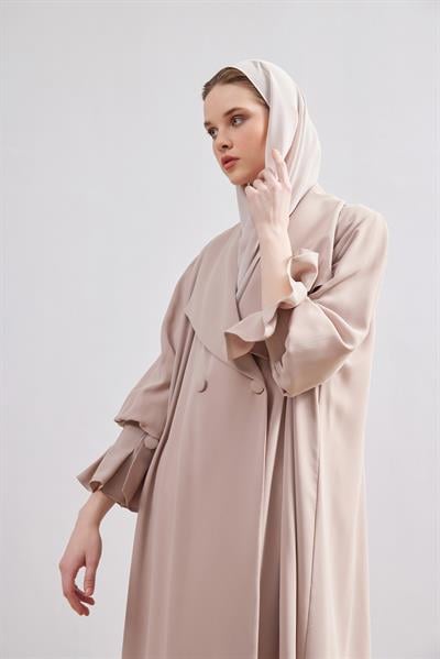 Rose Abaya - BEIGE