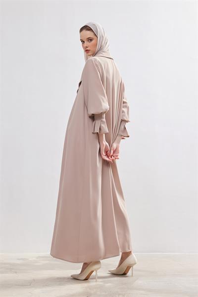 Rose Abaya - BEIGE