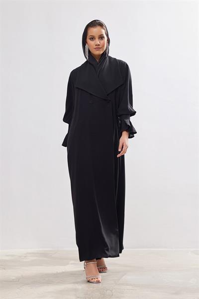 Rose Abaya - BLACK