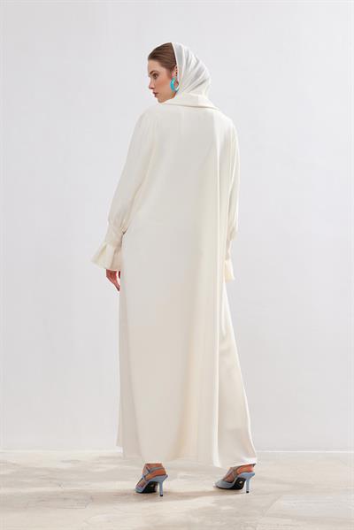 Rose Abaya - CREAM