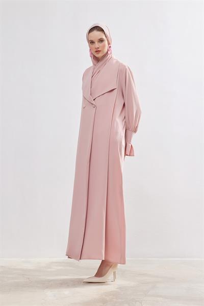 Rose Abaya - POWDER