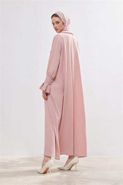 Rose Abaya - POWDER