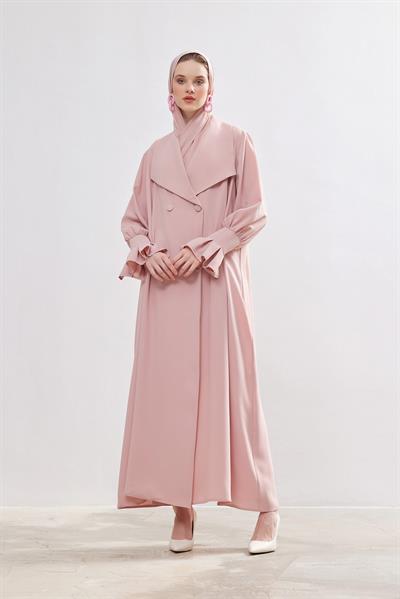 Rose Abaya - POWDER