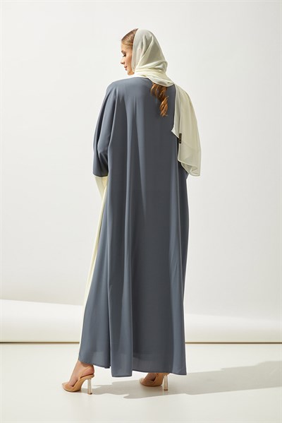 SAHRA ABAYA SET-GREY
