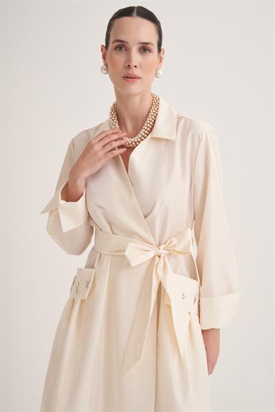 SAMRA ABAYA-CREAM
