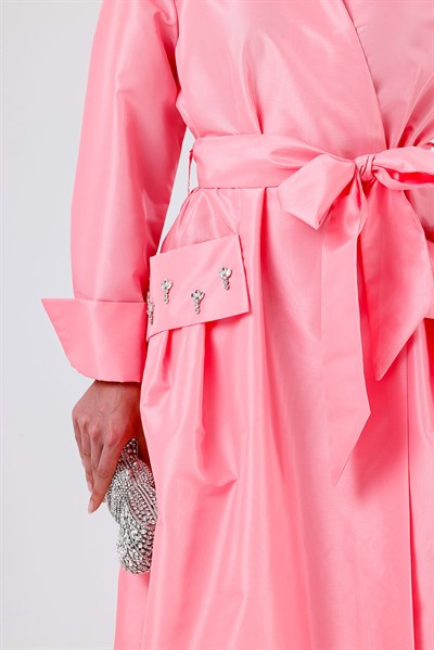 SAMRA ABAYA-PINK