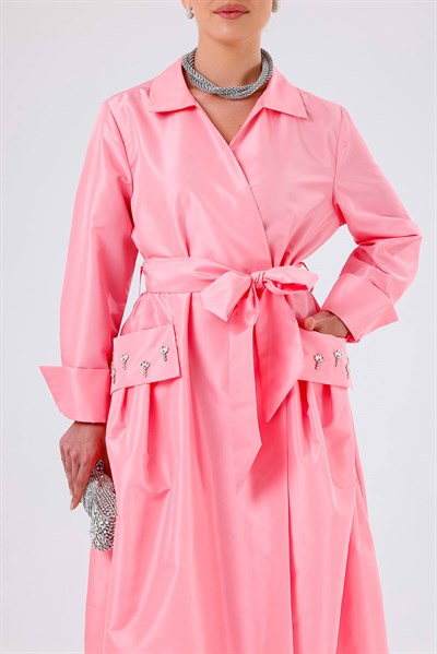 SAMRA ABAYA-PINK