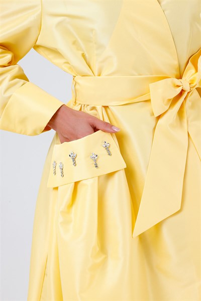 SAMRA ABAYA-YELLOW