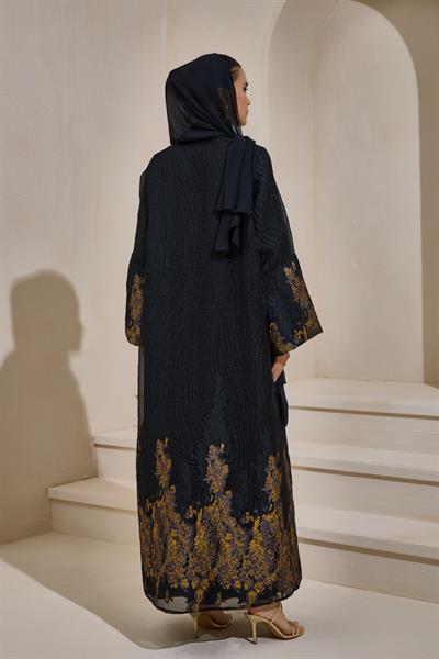 SAPPHIRE ABAYA BLACK GOLD