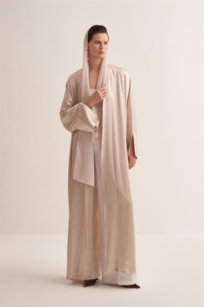 STYLISH ABAYA  BEIGE