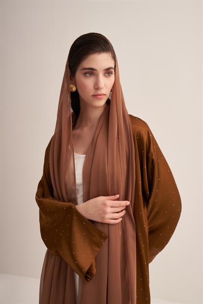 STYLISH ABAYA GOLDEN COLOR
