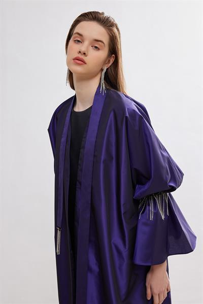 Taffeta Abaya - LAVENDER