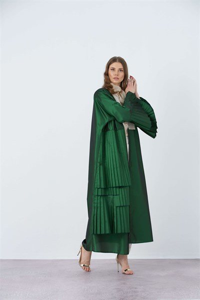 TAFTA ABAYA - EMERALD GREEN