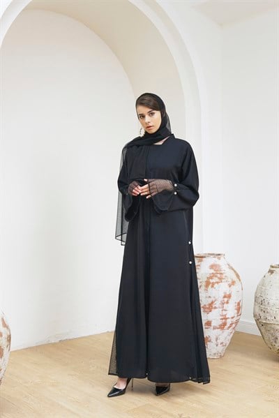 TULLE DETAILS ABAYA