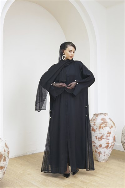 TULLE DETAILS ABAYA