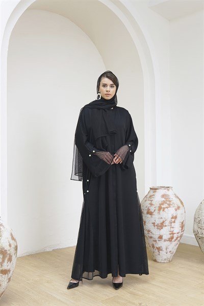 TULLE DETAILS ABAYA