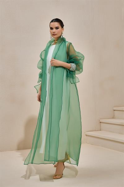 VALERIA ORGANZA ABAYA GREEN