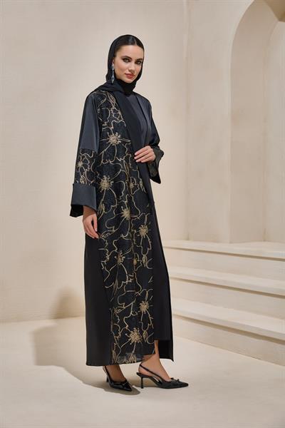 VERA ABAYA SET BLACK