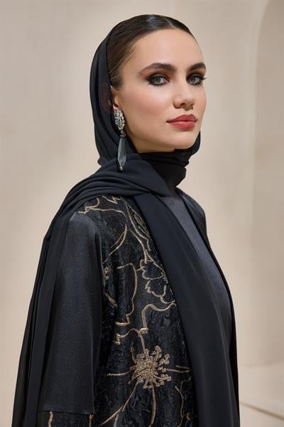 VERA ABAYA SET BLACK