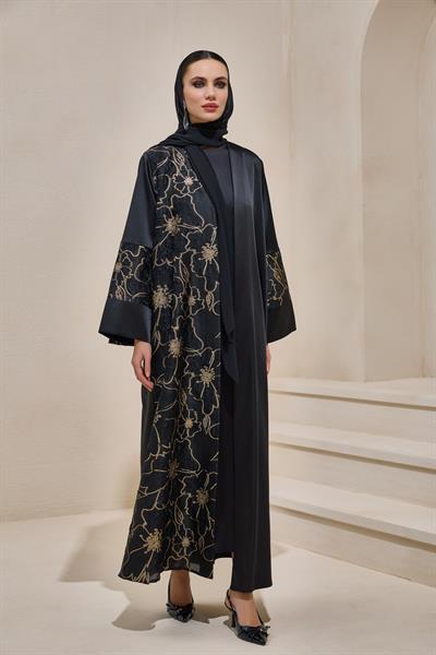 VERA ABAYA SET BLACK