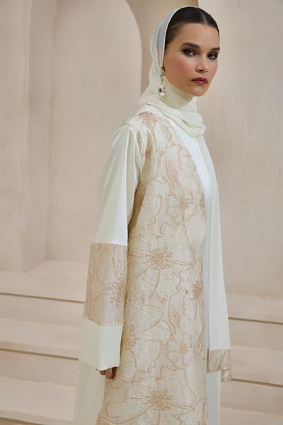 VERA ABAYA SET CREAM