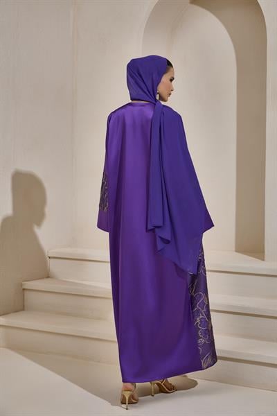VERA ABAYA SET PURPLE