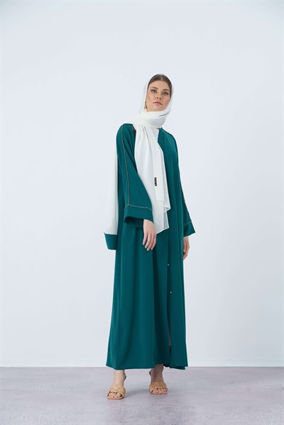 CHIC ABAYA EMERALD GREEN