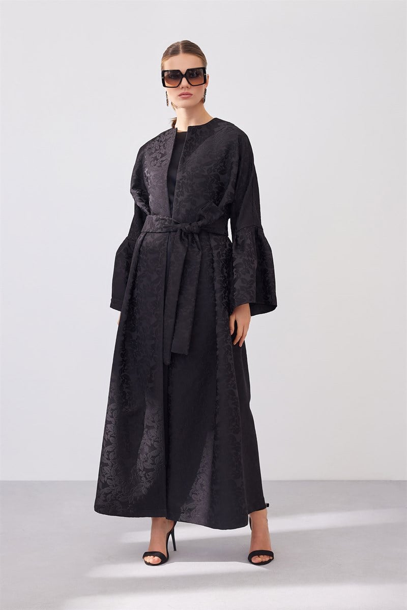 Black Brokar Abaya